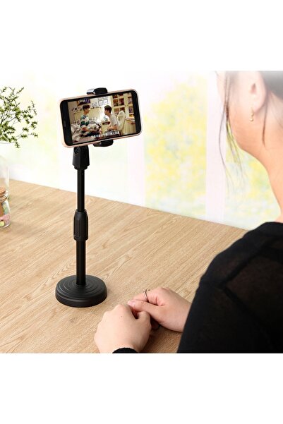 ENASHOP Portatıf 360 ° Masaüstü Ayarlanabilir Telefon Standı Tutucu
