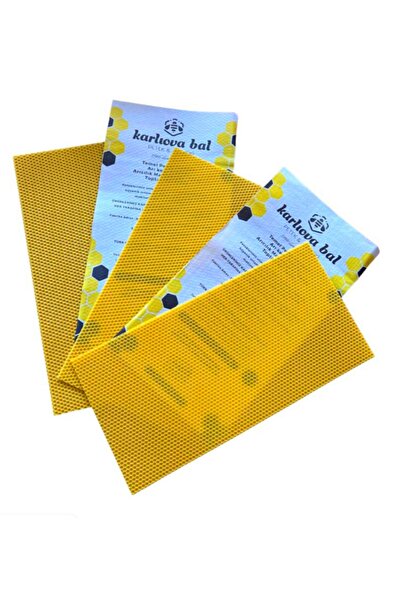 Karlıova Temel Petek Doğal Bal Mumu 41 Cm * 21 Cm Levha 1 Kgr (13-14 ADET)