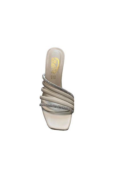 MELLOW Women's Stone Heeled Slippers
