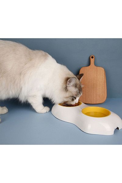 FloriaShopping New Design Egg Yolk Shape Dog And Cat Food Containers