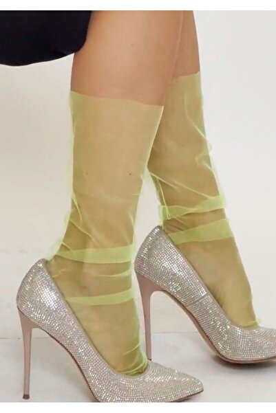 es moda shop Салса вечерни тюлени чорапи флуоресцентно жълти