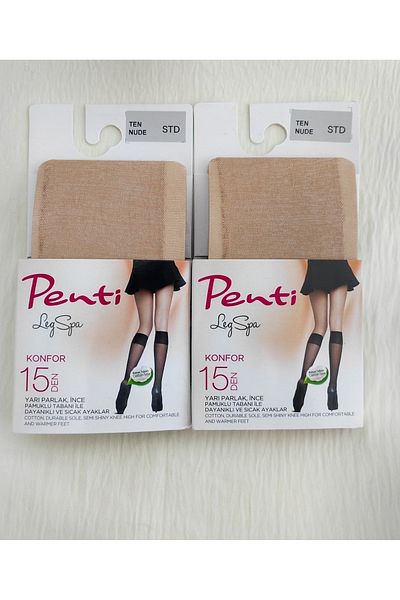 Penti Thick Sole Comfort Knee-Length Trousers Socks 2-Piece