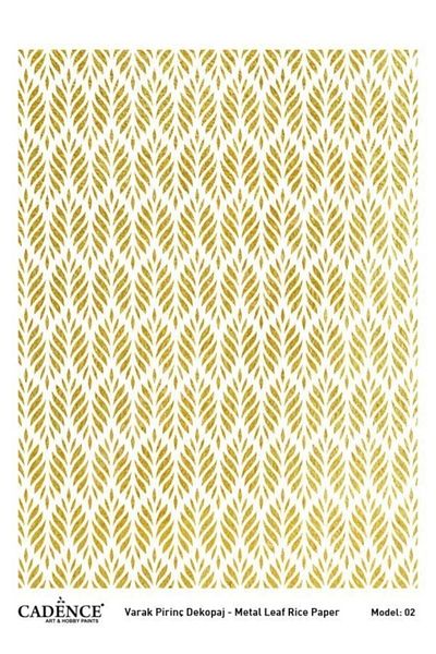 Cadence Gold Foil Brass Decopage Model 02