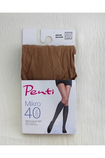 Penti Pantaloni mați de denim cu grosime medie Micro 40 (sub genunchi) șosete pachet de 6