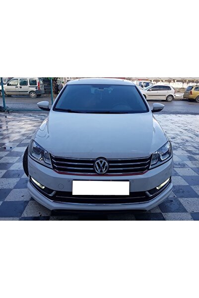OMGARAGE Volkswagen Passat B7 Ön Ek 2011 2012 2013 2014 Mat Siyah Plastik Ön Karlık