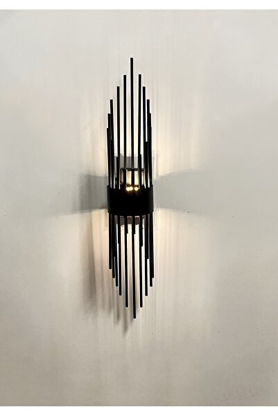 gaziantepavize Lemos Siyah Metal Pilli Aplik - 9v pil Hediyedir -Tek Adet Fiyatıdır