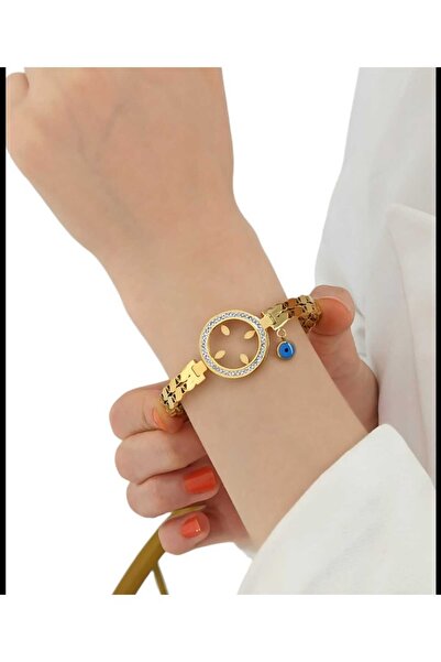 ERDOGANACCESORİES Quarter Sitting Steel Bracelet