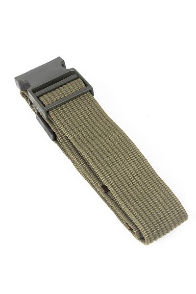 Burak Askeri Malzeme Black Force Khaki Colored Woven Tactical Military Palaska Belt with Plastic Buckle