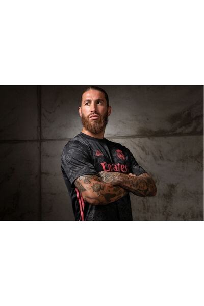 BYSPORTAKUS Real Madrid 2020/21 Sezonu Sergio Ramos Deplasman Forması