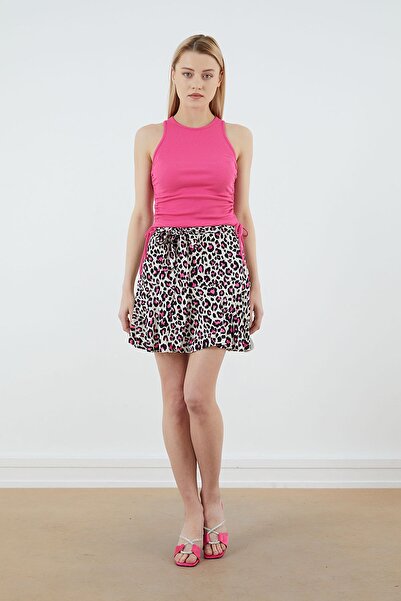PAULMARK Κοντή φούστα με σχέδιο