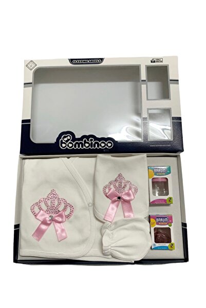 baby kids colors Taşlı nakışlı Kız 7'li hastahane çıkışı yenidoğan zıbın seti
