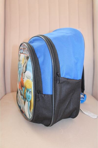 BULUT Kindergarten- Kindergarten Bag Smurfs Figured Boy's School Bag