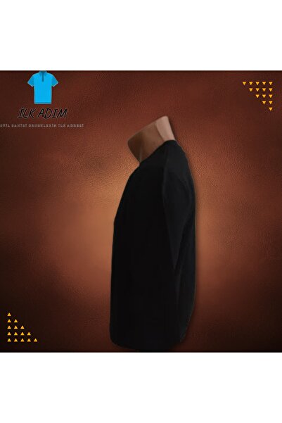 Wolddi.Das erkek siyah sweatshirt