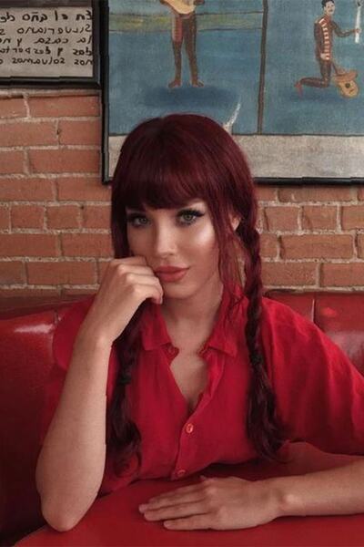 Barly Takma Kahkül - Koyu Kızıl - 99# - Uzun Kenarlı