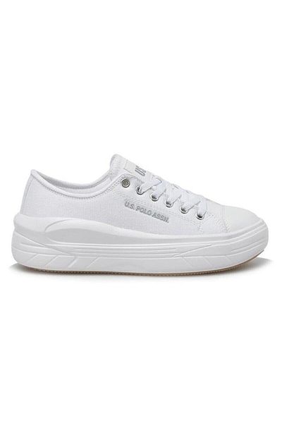 U.S. Polo Assn. BASE. Polo Assn White 3W Cleme Pu Women's Casual Sports Shoes