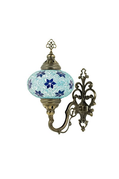 Genel Markalar El Yapımı Hediyelik Mozaik Duvar Lambası Otantik Osmanlı