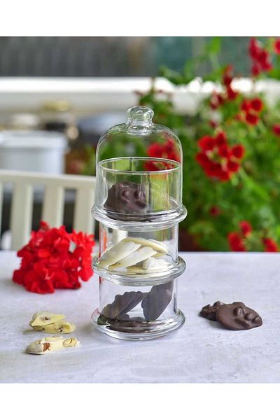 Paşabahçe Villa Patisserie 3 Tier Dragee Dispenser 96986