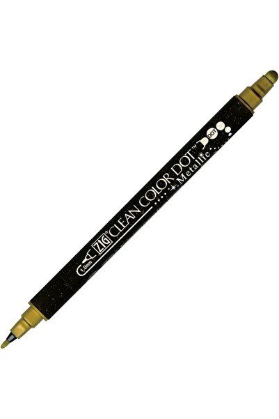 Zig CLEAN COLOR DOT METALLIC TC-8100 101 GOLD - (6 Pieces)