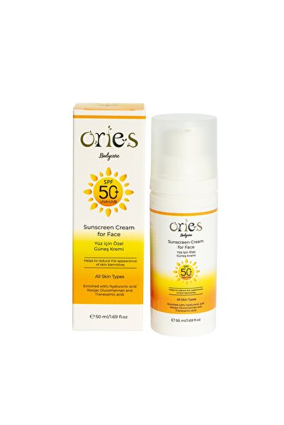 Ories ORİES SPF 50+ YUZ İÇİN ÖZEL GÜNEŞ KREMİ 50 ml