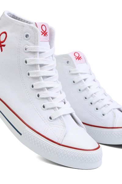 Benetton ®| BN-90628-White - Women's Sports Shoes