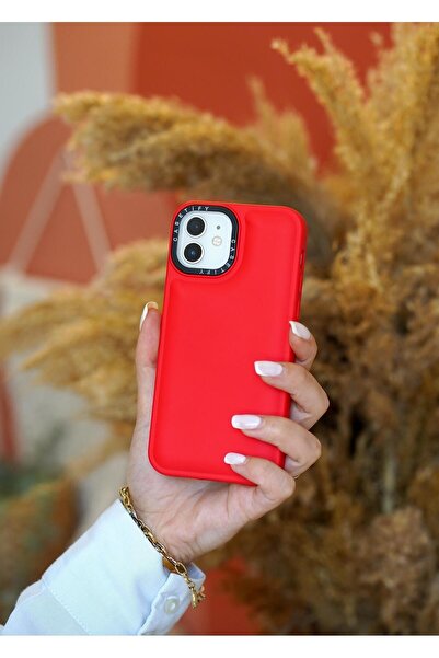 butikcase İphone 12 Uyumlu Fluffy Silikonlu Yumuşak Kılıf Mchzr