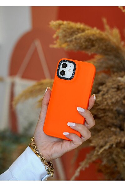 butikcase İphone 12 Uyumlu Fluffy Silikonlu Yumuşak Kılıf Mchzr
