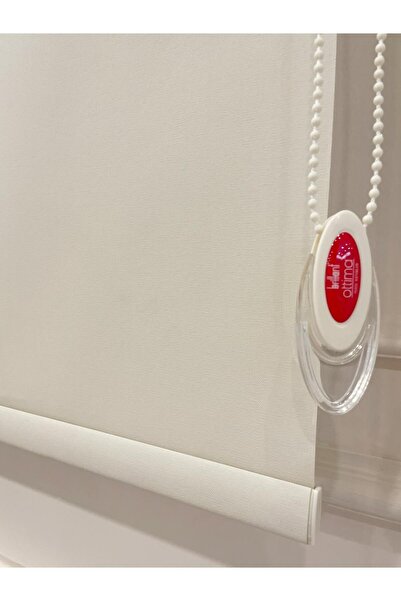 Brillant Stor Perde Kalın Kumaş (KETEN) BEJ Rengi (ALÜMİNYUM KASA BORU)