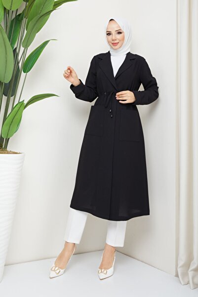 BELLİNA Bellina Kadın Krep Kumaş Kap