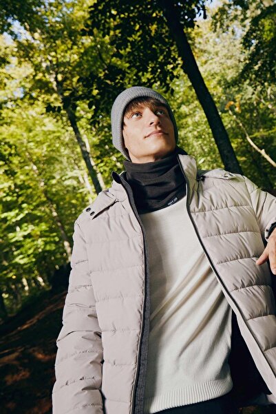 DeFacto Slim Fit Hooded Puffer Coat