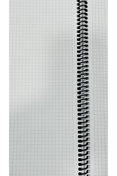 karinabest Gıpta Eco Pp Ultimate Notebook Set of 3 80 Sheets Checkered A4 Spiral School Notebook Set