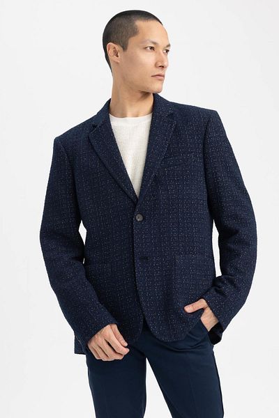 DeFacto Μπουφάν Blazer Slim Fit Lined Z3316az23sp