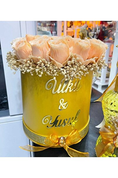 SG TASARIM Nişan Tepsi İsimleri Kız İsteme Çiçeği Kutusu İsimleri Çikolata Kutusu İsimleri Pleksi