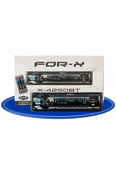 For-X X-4250bt Çift Usb Charge/bluetooth/aux/hafıza Kartı/lcd Ekran Çift Anfi...