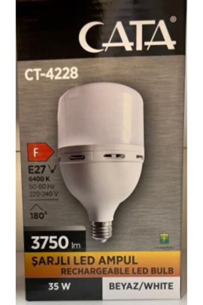 Cata ŞARJLI LED AMPUL (BEYAZ)