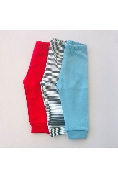 Aydodo 3 Piece Series Bottom Wear Trousers Baby Clothing 3 Colors Together