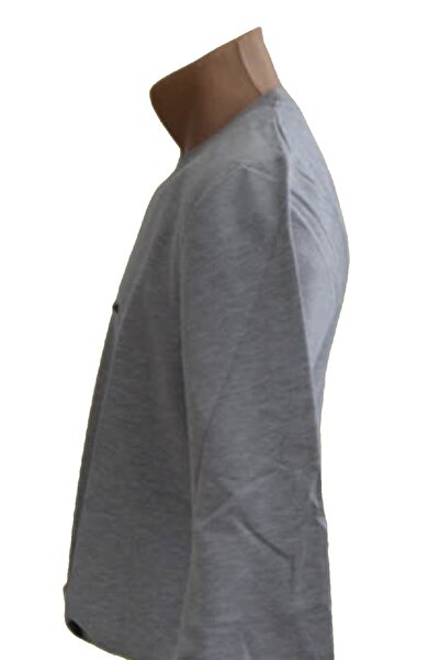Wolddi.Das Erkek Açık Gri Sweatshirt