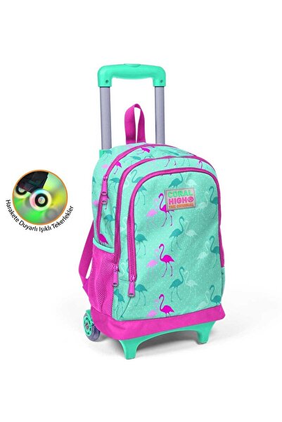 Girl Coral High Unicorn Girl Squeegee Primary School Bag 23131