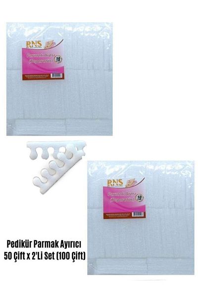 Rns Finger Separator Separator 50 Pairs X Set of 2 (100 Pairs), Finger Separator Apparatus, Soft Foam Sponge