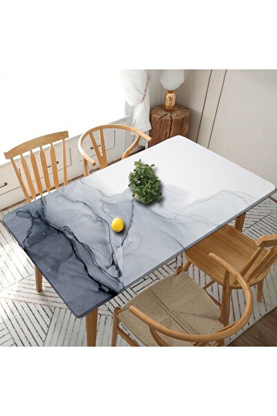 Özbey Reklam Marble Patterned Table Countertop Cabinet Countertop Kitchen Adhesive Foil Coating (Measure 150x70) Mr-190