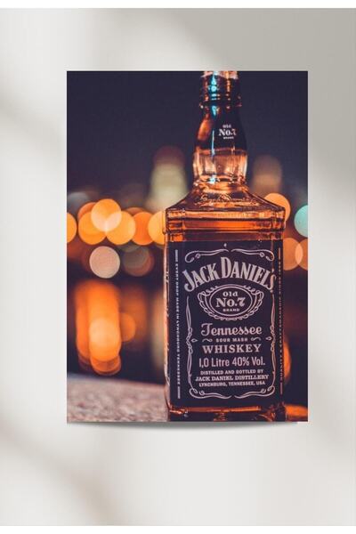 Hobiart JACKDANIELS 33x48 Poster Duvar Posteri Çift Taraflı Bant Hediye