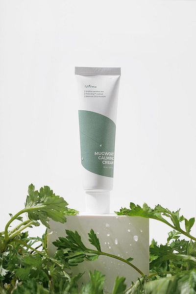 Isntree ISNTREE Mugwort Calming Cream 50 ml - Moisturizing cream for sensitive skin