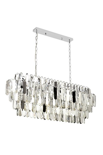 RONİSU AYDINLATMA Daisy Yemek Masası Taşlı Avize