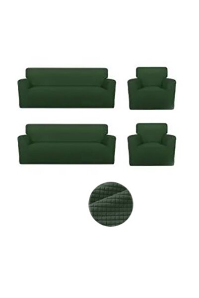 GüzelEvim Lycra Pitikare Pattern Sofa Set Cover 3 3 1 1 Elastic Sofa Cover