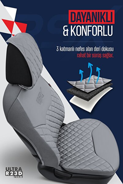 Otom Oto Koltuk Minderi Koruyucu RSXD-103 - RSX Diamond