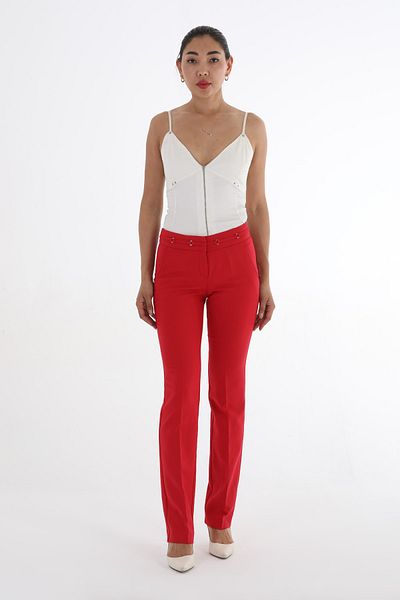 Balizza BLZ-BELI METAL ACCESSORIES NORMAL WAIST CLASSIC PANTS