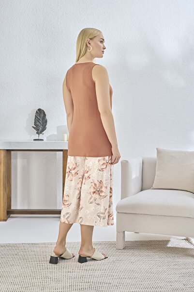 Sevim 14514 KADIN BATTAL BOY KAPRİ TAKIM