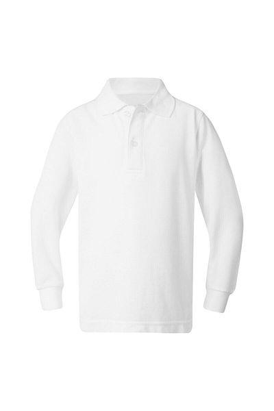 Kidsmadamiko Tricou cu mânecă lungă pentru băiat, cu gât polo, din bumbac, mărimile sunt potrivite pentru persoanele cu vârsta