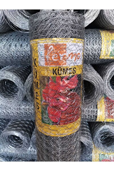 fermo tel Kümes Çit Teli 150 Cm 20 Metre 6kg Kümes Teli Eldiven Hediyeli
