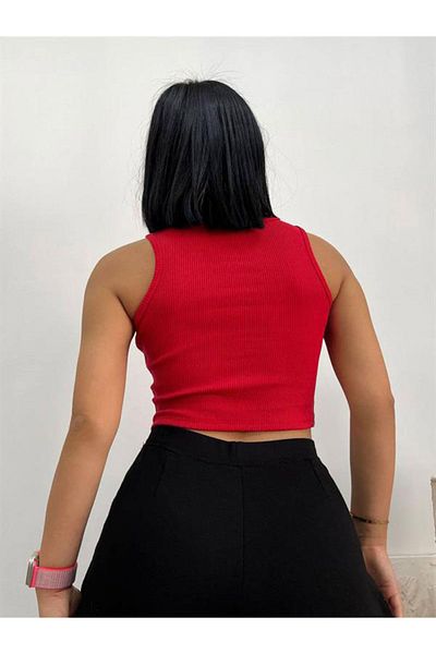 buğlem collection halter neck cotton crop