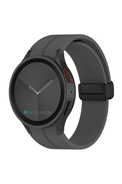 AktarMobile Samsung Galaxy Watch 6 Classic 43 / 47 Mm Silikon Kordon Magnetik...